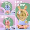 Despertador de caricatura de patinete despertador habitación infantil levantarse mesita de noche escritorio adornos reloj pin de lápiz reloj