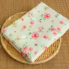 Tejido de Sarga de Algodón Cepillado, Pijamas de Otoño e Invierno, Pequeños Estampados Florales Cálidos, Ropa para Niños, Telas para Ropa de Casa