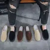 Zapatos de Hombre Jinbukang 2026 Otoño Nuevos Zapatos Deportivos Casuales para Hombre Mocasines Slip-On de Moda Mocasines Ligeros