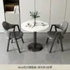 Mesas y Sillas Sencillas y Casuales para Recepción y Negociación de Apartamentos Pequeños, Mesa Redonda Pequeña para Balcón de Cafetería de Té con Leche, Mesas y Sillas de Ocio para Balcón