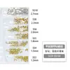 Paquete de 6 Diamantes de Grado Comercial Nacional 1440 Piezas Fondo Plano Rhinestones de Vidrio Ss3-Ss10 para Decoración DIY de Teléfono y Accesorios para Uñas