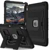 Adecuado para iPad Air de 13 pulgadas Funda Protectora para Tableta con Soporte Plegable de Silicona de Color Contrastante Funda Blindada para iPad Air 11
