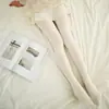 Medias Pantimedias para Mujer Lolita Calcetines Lolita Blancos para Adultos Leggings Estilo Japonés Pantimedias Antideslizantes