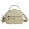 Bolsa Feminina Transversal 2025 Verão Nova Tecido de Nylon Impermeável Grande Capacidade Casual Bolsa de Ombro Feminina Lona