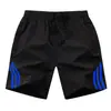 Transfronterizo 2026 Pantalones Cortos de Hombre Pantalones Cortos de Playa para Hombre Deportivos Talla Grande Pantalones Cortos de Longitud Media Pantalones Cortos de Medio Pierna con Tres Rayas para Hombre Casual para Exteriores