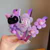 Diadema Morada Kouromi para Niños y Niñas, Liga para el Cabello Presionada, Diadema, Lindos Clips para el Cabello con Flequillo de Bebé, Tocado