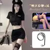 Uniforme Sexy de Policía Talla Grande Lencería Sexy Mostrando Pechos y Glúteos Sin Quitarse Instructora Femenina Uniforme Sexy Látigo de Entrenamiento SM