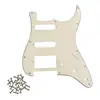 Panel de guitarra eléctrica de 11 agujeros para uñas, placa protectora de 11 agujeros, single single double ST mefen moffen panel, accesorios de instrumentos musicales multicolor
