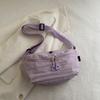 Bolso de Hombro de Moda de Alta Gama Popular de Este Año 2025 Nuevo Bolso Deportivo Simple de Tela de Nylon Bolso Cruzado Casual Tendencia