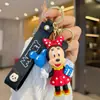 Llavero Disney Muñeco Colgante de Mickey Minnie Pato Donald Lindo Llavero de Pareja Accesorio de Regalo