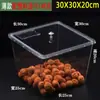 Supermercado Caja de Comida Caja de Exhibición Caja de Exhibición Plástico Transparente con Tapa Snacks Azúcar Fruta Seca Cereales Semillas de Melón Caja Sellada