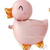 Puesto de Celebridad de Internet con Productos Nuevos con Ruedas Globo Caminante Película de Aluminio Elefante Jirafa Unicornio Caballo Dinosaurio Modelado Animal de Dibujos Animados