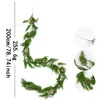 Flores Artificiales Navideñas Transfronterizas, Plantas Artificiales, Enredaderas de Pino y Ciprés, Decoraciones de Chimenea Artificiales, Accesorios de Ambiente para Fotografía