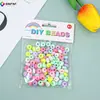 Exportação Transfronteiriça Resina Rosa Pulseira DIY Acessórios de Contas Cartão de Unha de Papel Cabeça Pulseira Acessórios de Contas Contas
