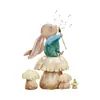 Lindos Pegatinas de Pared Autoadhesivas de Conejo Hongo Dibujos Animados Decoración para Habitación Infantil Guardería Pegatinas BR0401E