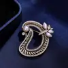 Acessórios de terno broche alto senso texto em inglês D corsage feminino pérola acessórios de vestuário acessórios fabricantes atacado