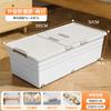 Caja de almacenamiento inferior de cama para el hogar, ropa, edredón, a prueba de polvo, plana, de plástico, caja de almacenamiento, ropa de dormitorio, caja de almacenamiento inferior de cama