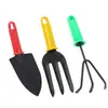 Pá de Jardim, Conjunto de Três Peças para Plantar Flores e Remover Ervas Daninhas, Pá Pequena, Pá Pequena, Ferramentas de Jardinagem para Jardim Doméstico, Varanda