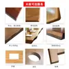 Tablero Divisor de Mesa de Madera Maciza de Pino Escritorio de Computadora de Oficina Encimera de Barra 2358cm de Grosor Madera Natural Procesada Patas de Mesa de Hierro