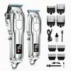 Set de Cortapelos Eléctrico Transfronterizo con Recortadora de Cabello Recargable y Máquina Cortapelos Combo