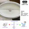 Stud de Orelha Estrela de Cinco Pontas Colorida Fashion Brilhante em Liga de Titânio G23 Espessura 1.2mm F136 Stud de Orelha com Rosca Interna de Titânio Brinco