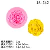Molde de Silicone de Flor Tridimensional Rosa Tulipa Criativa Aromaterapia Carro Gesso Vela Enfeites Molde Decorativo