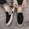 Tendência de Moda Masculina Nova Primavera e Outono Calçados Esportivos Casuais Respiráveis Resistentes ao Desgaste Calçados de Lona Personalizados para Comércio Exterior