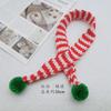 Bufanda Mini de Lana de 33 cm Tapa de Botella de Vino Accesorios para Muñecas Accesorios para Regalo de Navidad DIY
