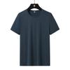 Camiseta de seda de hielo para pareja, para hombre y mujer, de verano, holgada, para fitness, running, deportiva, de manga corta, elástica, de secado rápido, informal.