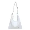 Bolso cruzado de hombro plisado con estampado de estrellas estilo coreano, nuevo, para mujer, gran capacidad, versátil, moderno, simple, ligero y a la moda.
