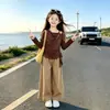 Conjunto de Ropa de Otoño para Niñas 2026 Nuevo Estilo Moda Infantil Elegante Estilo Coreano Casual Conjunto de Dos Piezas Ropa Estilo Primavera y Otoño para Niñas