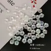 Pérola de formato especial pulseira de formato especial cristal de pétala concha folha material DIY feito à mão