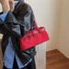 Bolso de mano bajo el brazo de estilo coreano de alta gama con textura, ideal para mujeres (modelo 2025). Bolso de mano informal, sencillo y versátil, perfecto para ir al trabajo.