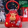 Saco de Embalagem para Maçã do Amor de Natal Saco de Presente do Papai Noel Saco de Presente Saco de Maçã do Amor de Natal de Veludo Dourado
