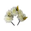 Nova moda flor artificial borboleta fivela de cabeça linda noiva feriado acessórios de cabelo Halloween fotografia festa tiara adorno de cabeça
