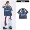 Ropa Moderna para Niños de Street Dance Conjunto Fresco y Guapo para Niños Ropa de Baile Hip Hop para Jóvenes Ropa de Performance Hip Hop para Niñas Ropa para Niños Niños