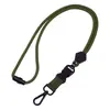 Cuerda redonda hexagonal de alta resistencia transfronteriza con hebilla de seguridad, gancho de metal, hebilla ajustable y desmontable, cordón para teléfono móvil e identificación