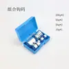 11021 Pesas Metálicas de Combinación Mixta 10g, 20g, 50g*10, 200g*4 Pesas para Física de Secundaria y Preparatoria