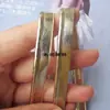 Accesorios DIY Inserción de Cuero PU Negro Envoltura Bolsa de Envoltura Ropa Sofá Cortina Tira Decorativa de Cuero Tela con Blanco
