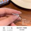 Pendientes de Titanio Acero 316L Chapados en Oro con Microincrustaciones de Circonita Colorida de Moda, Tachuelas Giratorias de Doble Punta para el Cartílago del Oído con un Acabado de Alta Gama