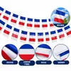 Fio de Bandeiras Francesas Transfronteiriço, Bandeira da França, Decoração de Bar, Bandeira de Poliéster, Pongee, Copa do Mundo, Eurocopa