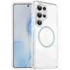 Funda compatible transfronteriza para teléfono Samsung 26/25/24plus, transparente, magnética, resistente a caídas y anti-amarilleo, funda protectora para teléfono Samsung