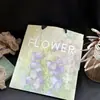 Bolsa de Tote Cuadrada de Óleo de Moda, Bolsa de Regalo con Ramo, Bolsa de Regalo Floral de Moda, Venta al por Mayor de Suministros Florales para Floristerías
