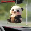 Panda Acrílico Plano Transfronteiriço Novo Pingente de Decoração de Carro Padrão para Pendurar no Carro