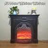 Gabinete de Chimenea Estilo Francés, Repisa de Chimenea, Decoración Vintage para Entrada, Villa Estilo Europeo, Sala de Estar de Moda Estilo Americano, Gabinete Decorativo Falso de Chimenea