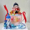 Adornos Decorativos de Pastel Net Red Nazha Ao C Hot Wheels Rojo Mixto Tianling Enchufe de Cumpleaños para Niños Niños