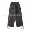 Moda Verão Novo Estilo Americano Lavado Personalidade Tendência Calças Retas Moda Rua Soltas Casuais Calças Longas Versátil