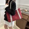 Bolsa Fashion Feminina de Grande Capacidade Versátil Bolsa Tote para Trabalho e Bolsa de Trabalho Estilo Japonês Design de Nicho Bolsa de Ombro Bolsa de Mão