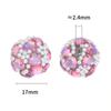 Contas Coloridas em Formato de Coração, Contas de Pérola e Strass da Moda de Luxo Leve, Peças para Caneta de Contas DIY, Corrente de Celular e Acessórios