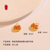 Popular estilo antiguo oro mate diy Xingshi bolsa de la suerte Suerte Suerte Suerte Suerte Suerte Suerte Nube linterna lingote aceite goteando accesorios de joyería